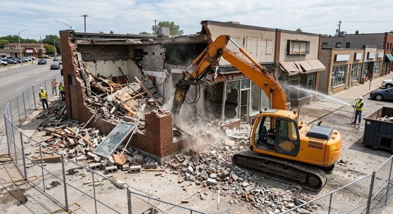 Commercial Demolition Service in Sacramento, CA