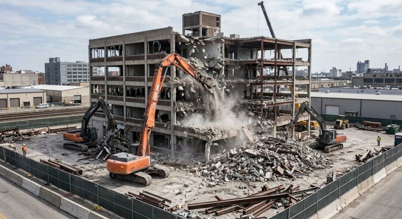 Commercial Site Demolition in Bergen County, NJ