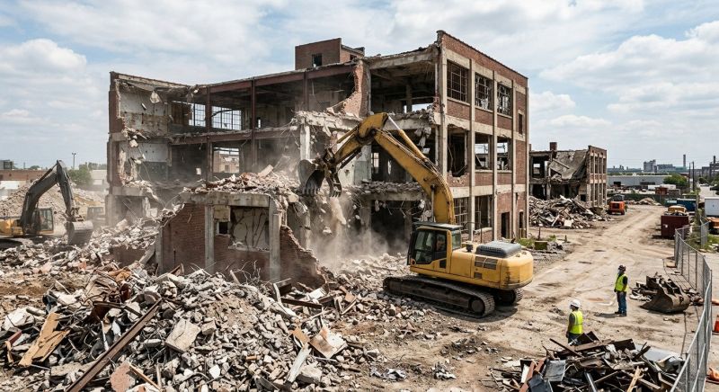 Commercial Site Demolition in Houston, TX