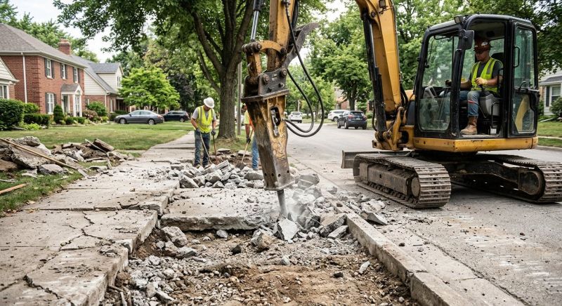 Concrete Breaking Service in Bergen County, NJ