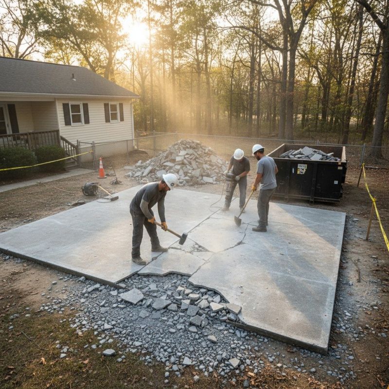 Concrete Pavement Demolition in Bergen County, NJ