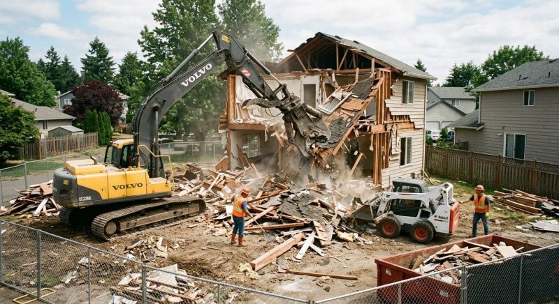 Home Demolition Service in Roseville, CA