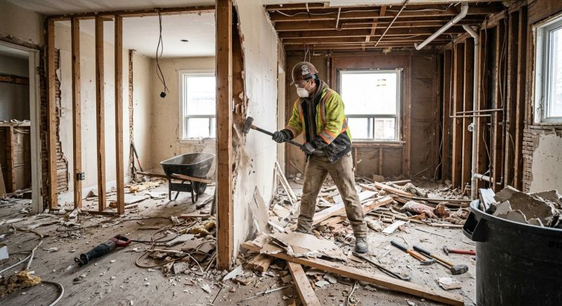 Interior Renovation Demolition in Sacramento, CA