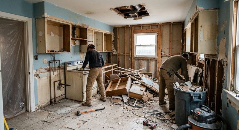 Interior Renovation Demolition in Frederick, MD