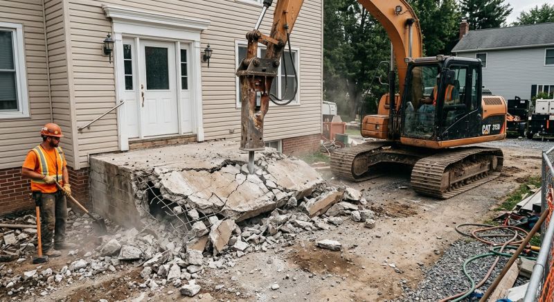 Pavement Demolition in Bergen County, NJ