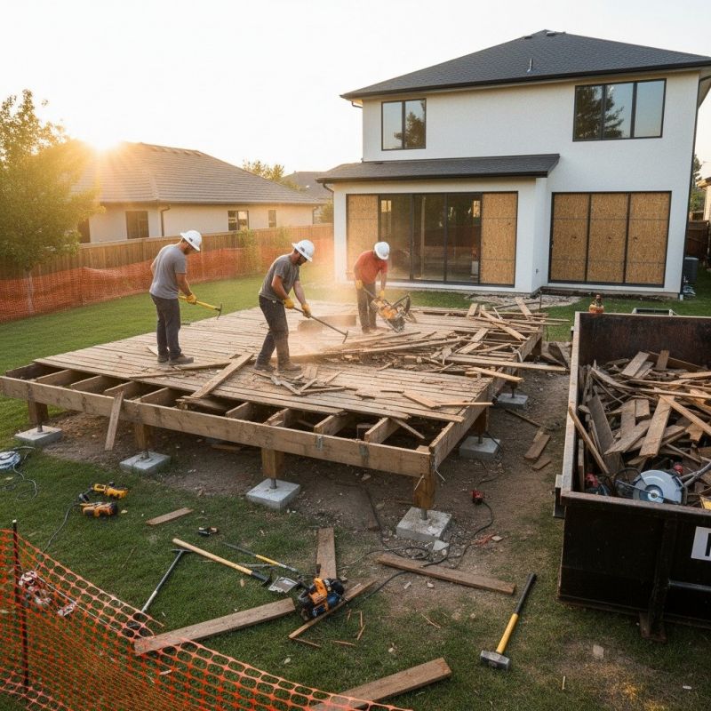 Pool Deck Demolition in Bergen County, NJ
