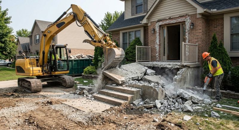 Porch Demolition in Bergen County, NJ