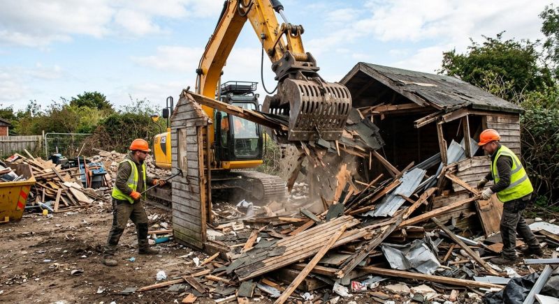 Shed Demolition in Sacramento, CA
