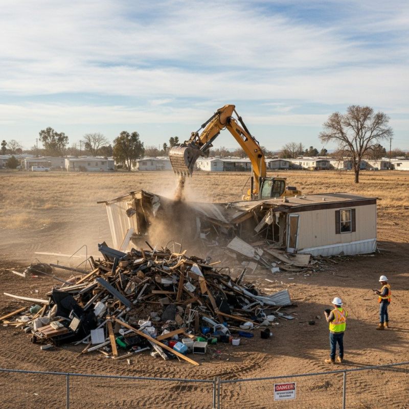 Trailer Home Demolition in Bergen County, NJ