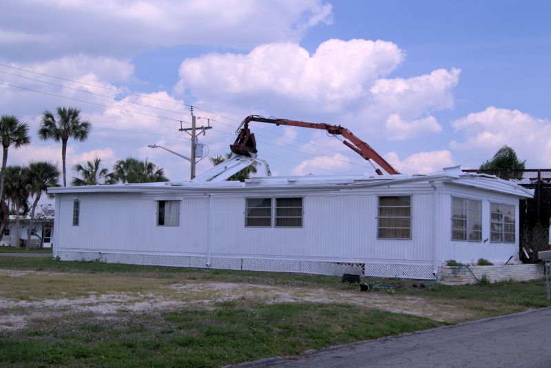 Trailer Home Demolition in Katy, TX