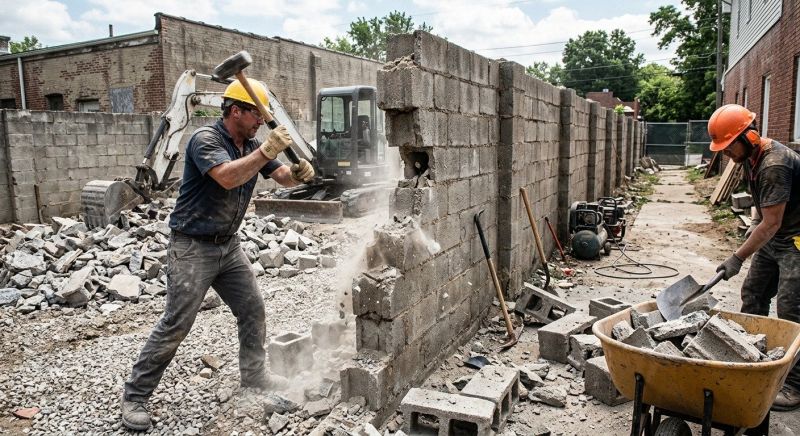 Walkway Demolition in Sacramento, CA